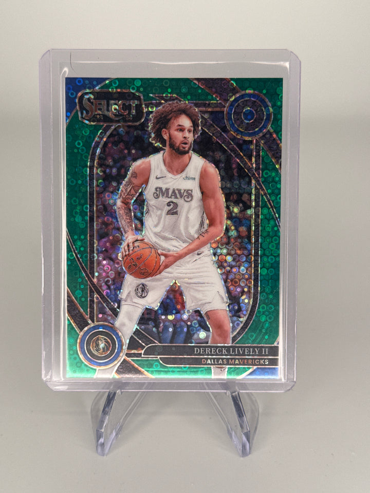 Dereck Lively II Panini Select Green Prizm, 5/5