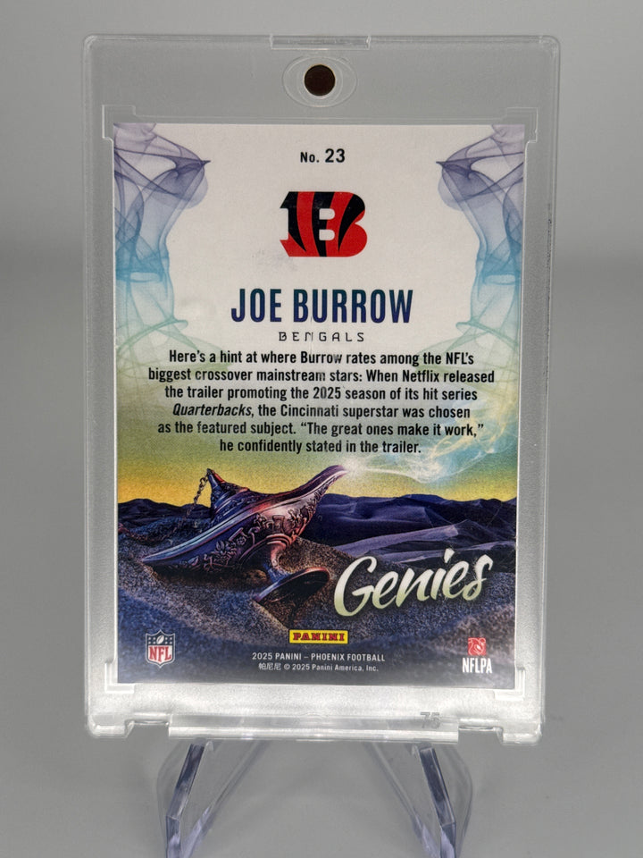 Joe Burrow 2025 Panini Phoenix Genies SSP Case Hit