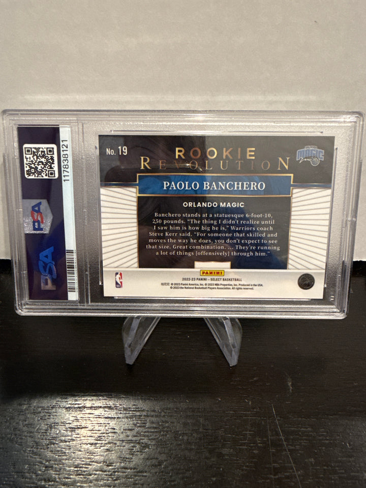 Paolo Banchero 2022 Panini Select Rookie Revolution, PSA 10 Gem Mint