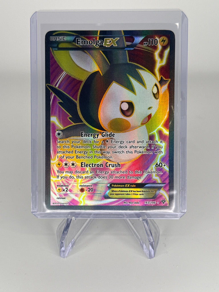 emolga ex pokemon card price TCG 2014 XY Base Set Full Art, 143/146 – Hobby Shop Alloy:Supplies Shuffle your deck afterward Magic: The Gathering Card Deck Option:Call for Backup