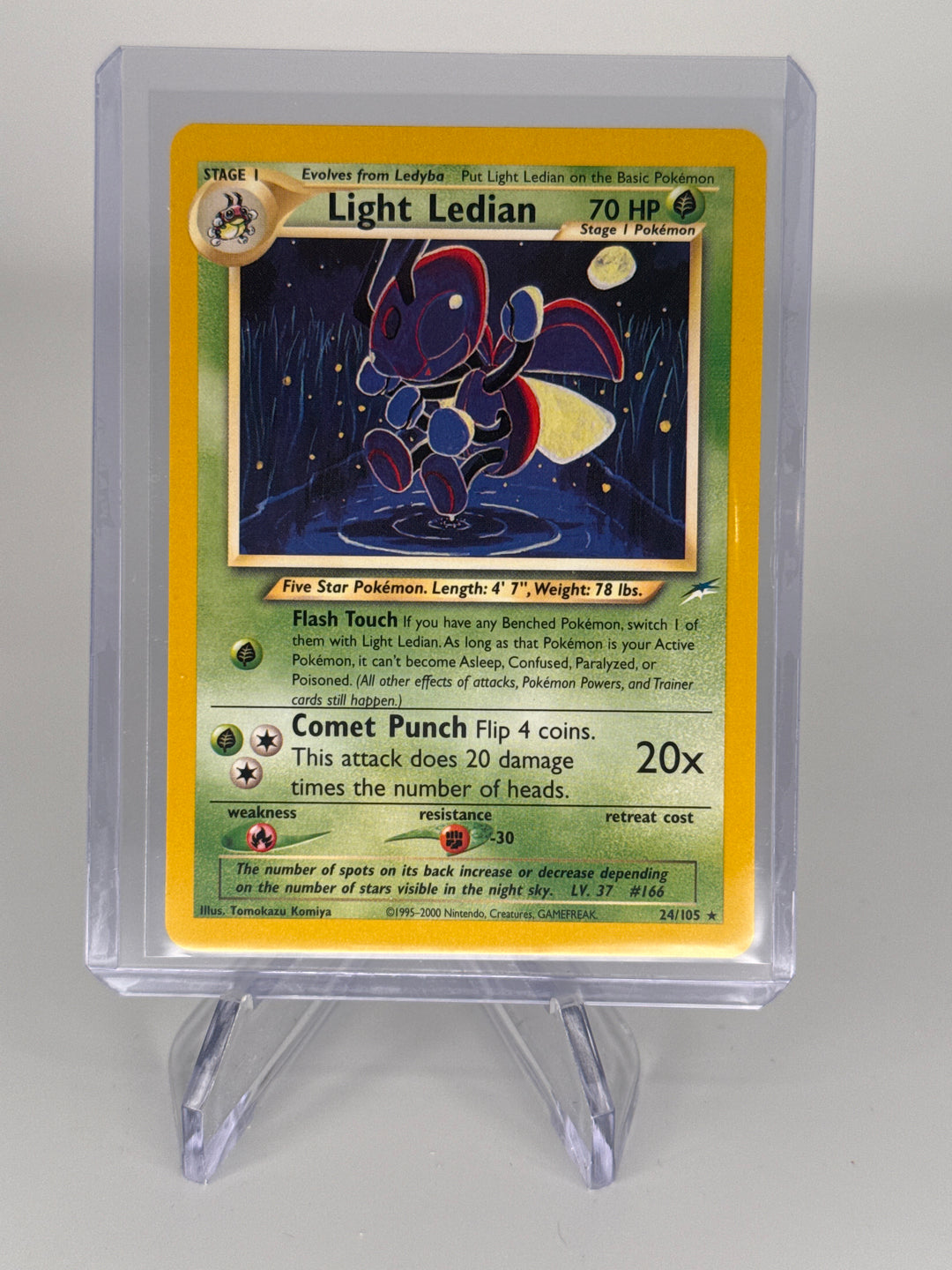 Pokemon TCG 2002 Light Ledian Neo Destiny, 24/105
