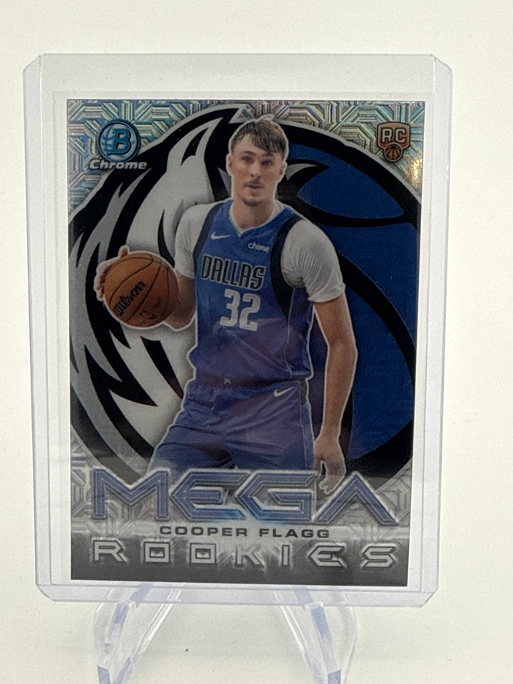 Cooper Flagg 2025 Bowman Chrome Mega Rookie Mojo Refractor