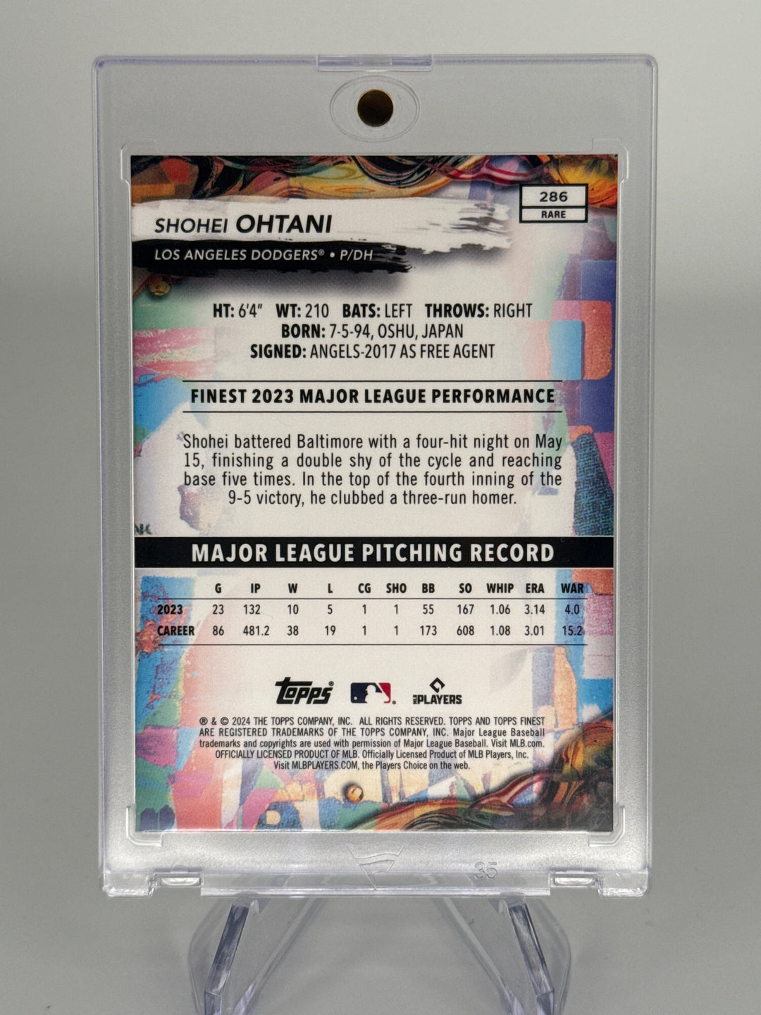 Shohei Ohtani 2024 Topps Finest Rare X-Fractor