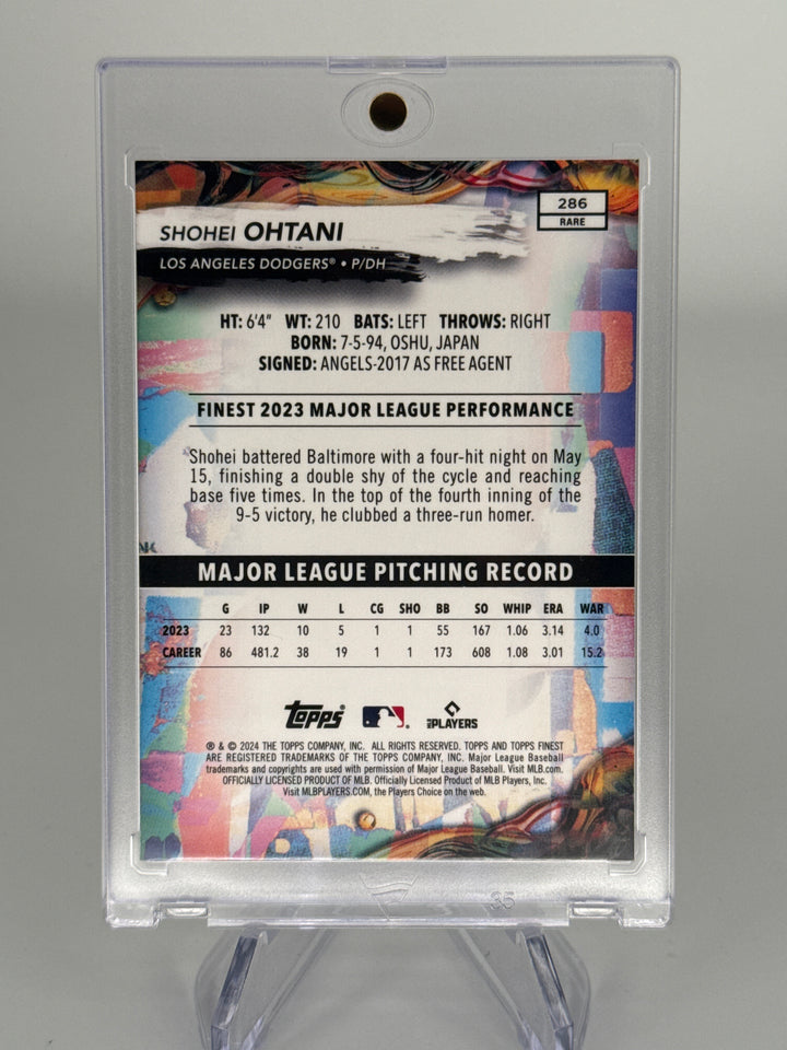 Shohei Ohtani 2024 Topps Finest Rare X-Fractor