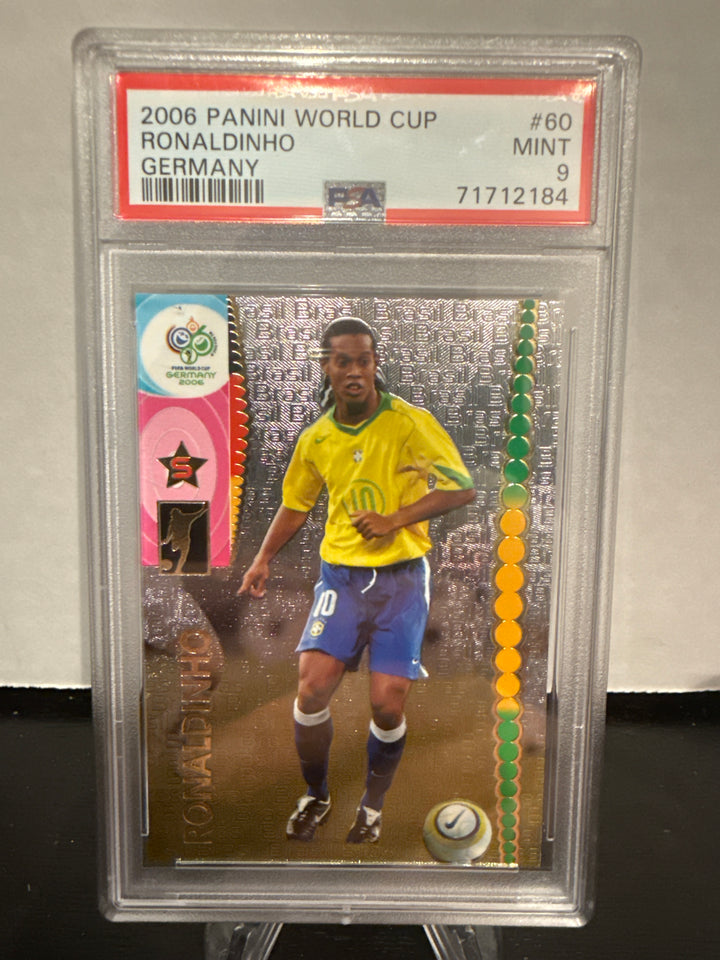 Ronaldinho 2006 Panini World Cup Germany, PSA 9 Mint