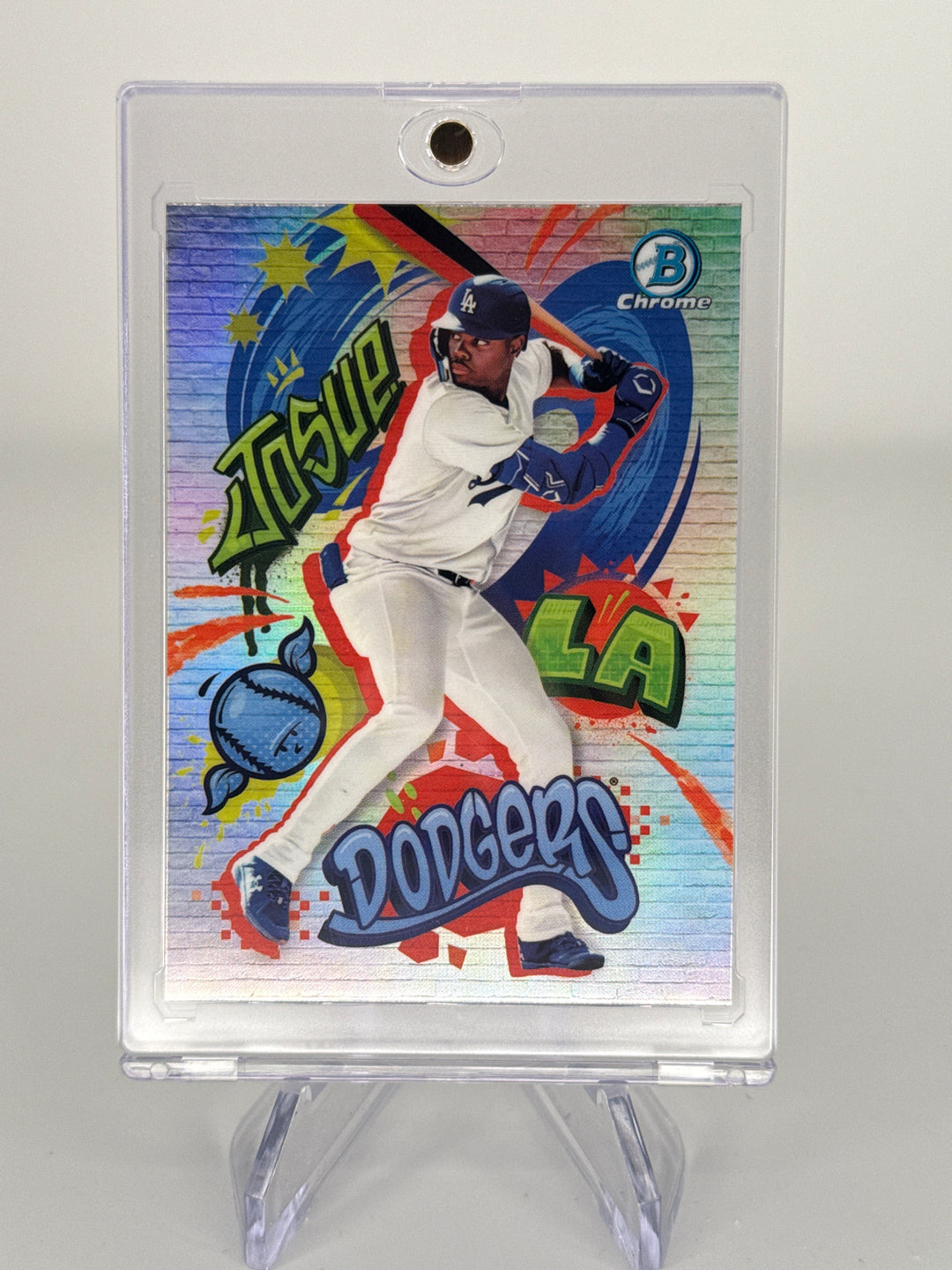 Josue De Paula 2025 Bowman Chrome Final Draft SSP Case Hit