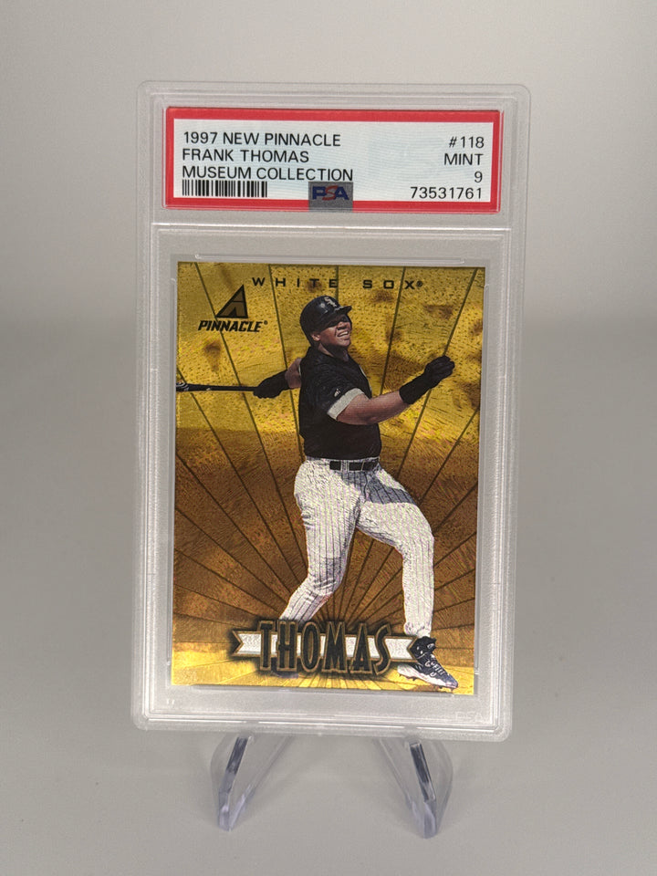 Frank Thomas 1997 New Pinnacle Museum Collection, PSA 9 Mint