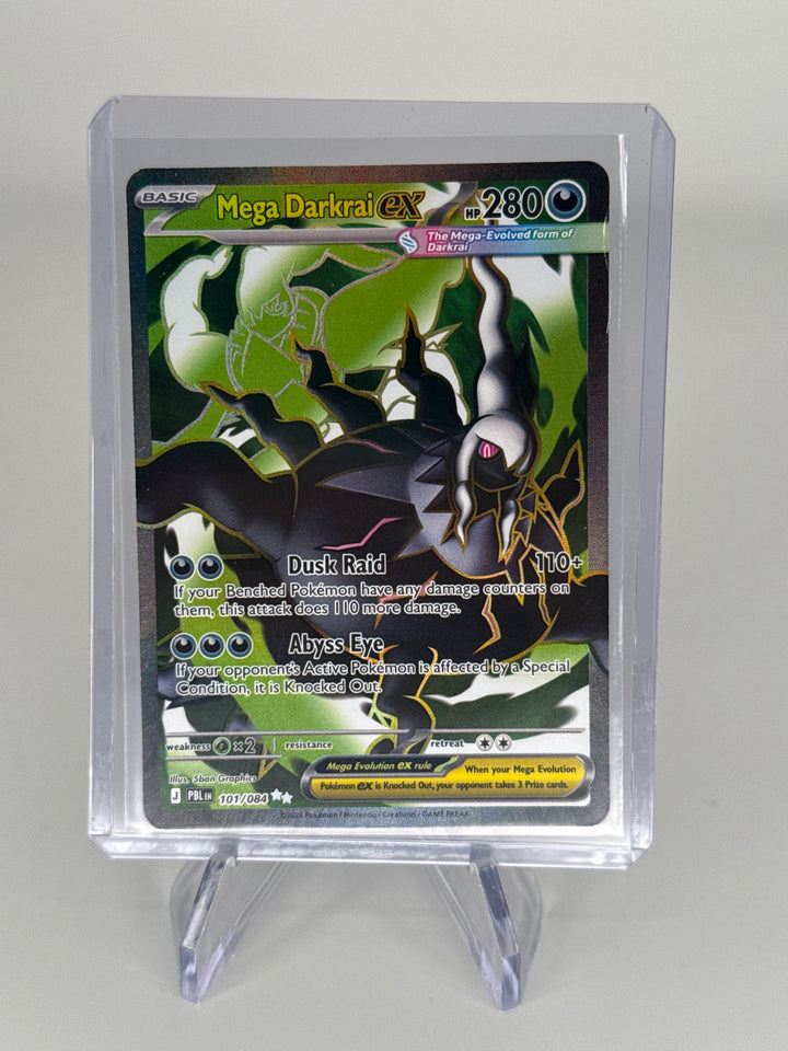 Pokemon TCG 2026 Mega Darkrai EX Pitch Black Full Art, 101/084