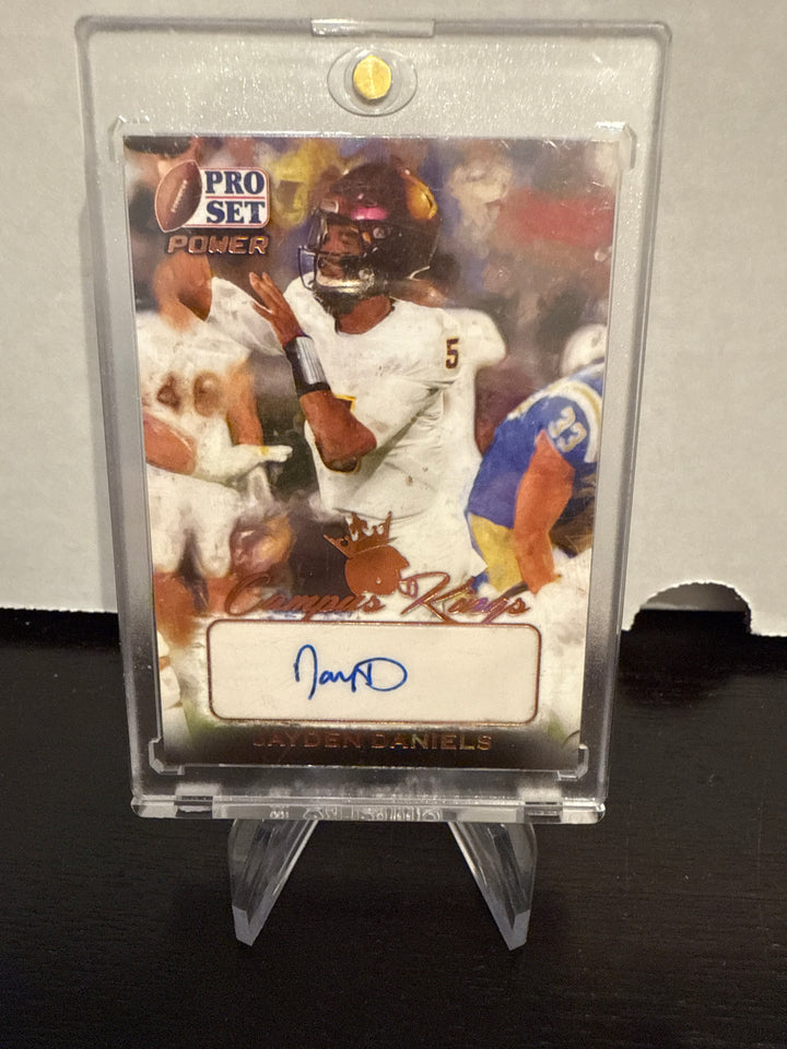Jayden Daniels 2021 Leaf Pro Set Campus Kings Auto
