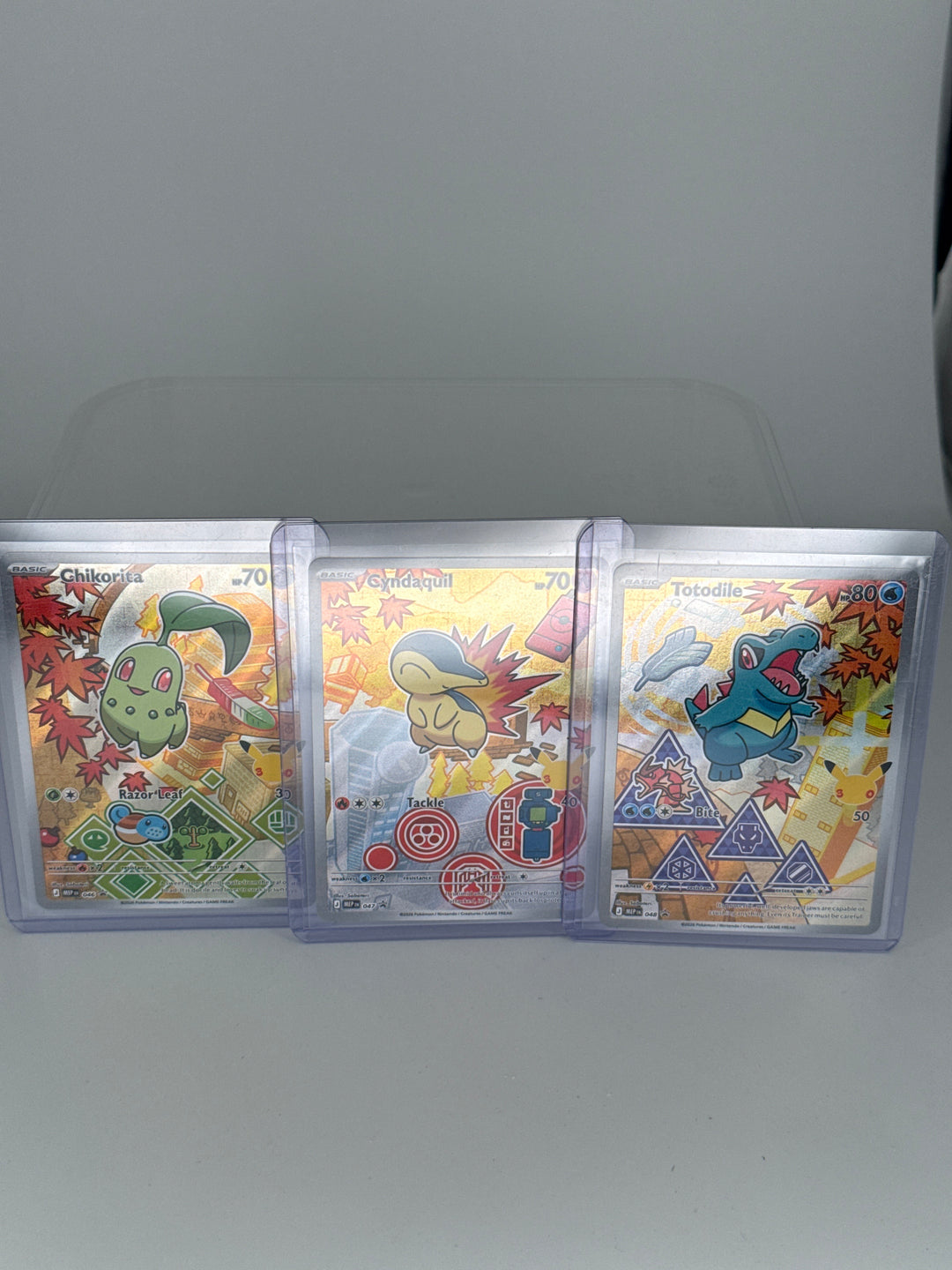 Pokemon TCG 2026 Chikorita/Cynfaquil/Totodile First Partner Series 2 Trio, 046/047/048