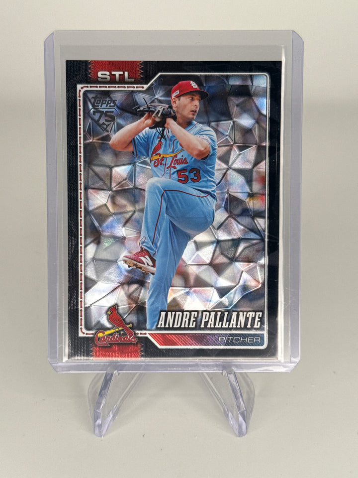 Andre Pallante 2026 Topps Chrome Series 2 Black Diamante Foil, 03/10