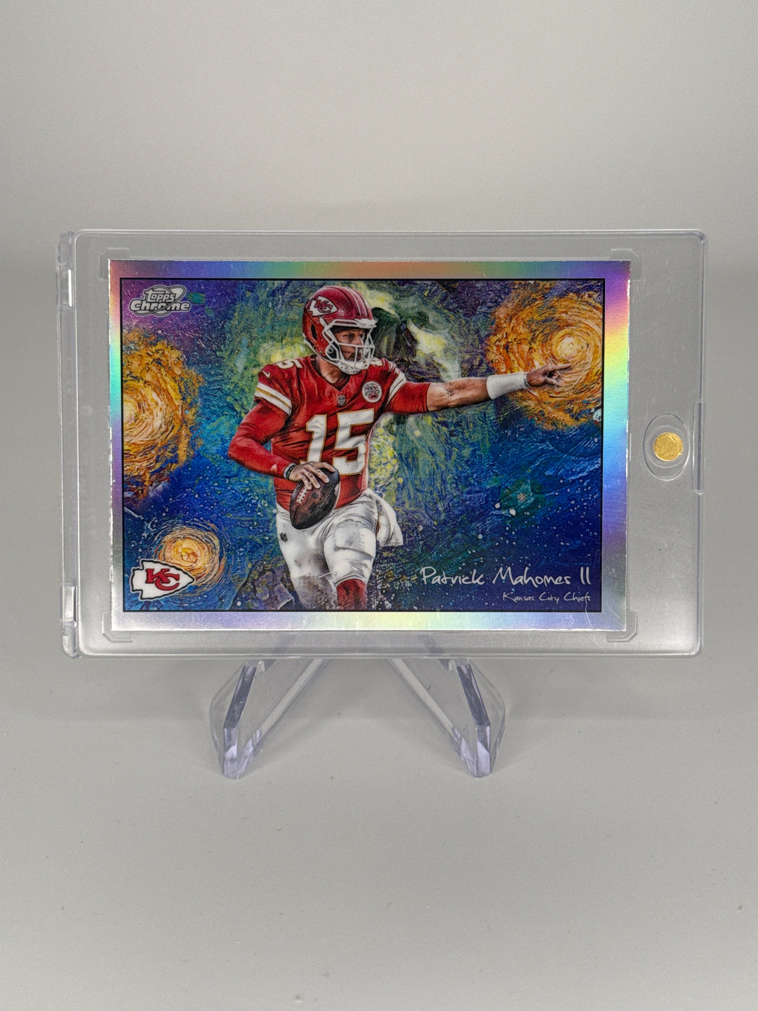 Patrick Mahomes 2025 Topps Cosmic Chrome Stars in The Night SP