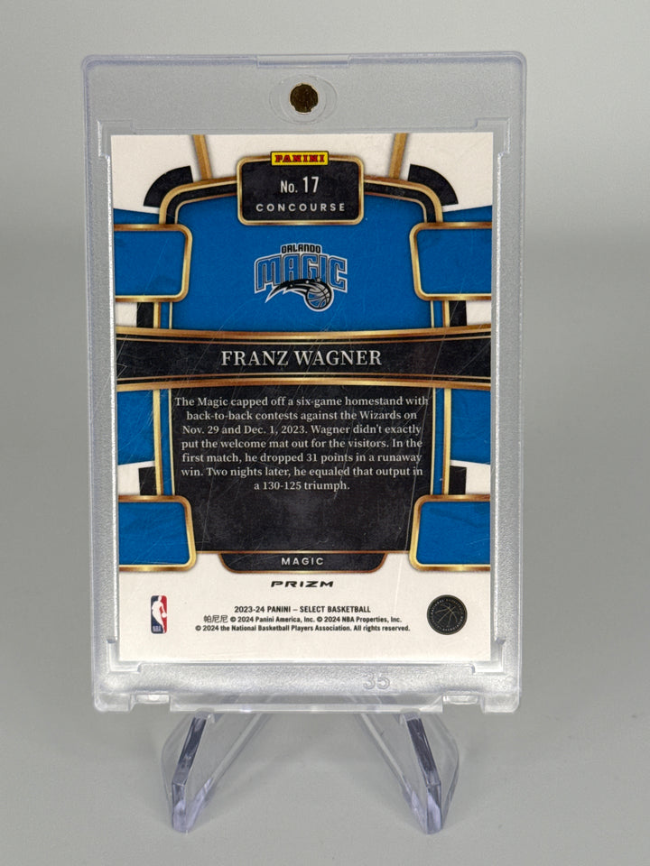 Franz Wagner 2023-2024 Panini Select Tiger Stripe SSP