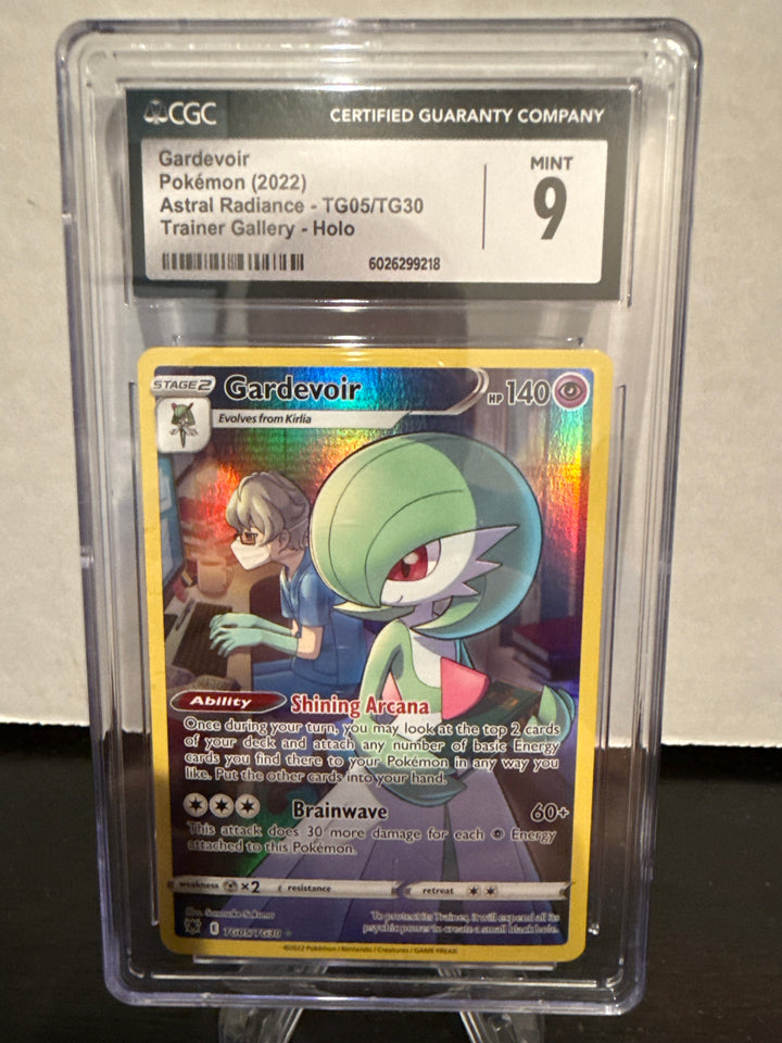 Pokemon TCG 2023 Gardevoir Astral Radiance Trainer Gallery Holo, TG05/TG30, CGC 9 Mint
