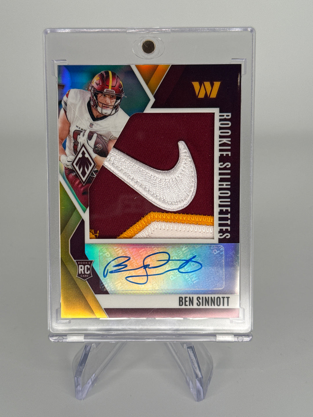 Ben Sinnott 2024 Panini Phoenix Rookie Silhouettes Patch Auto Gold, 01/10