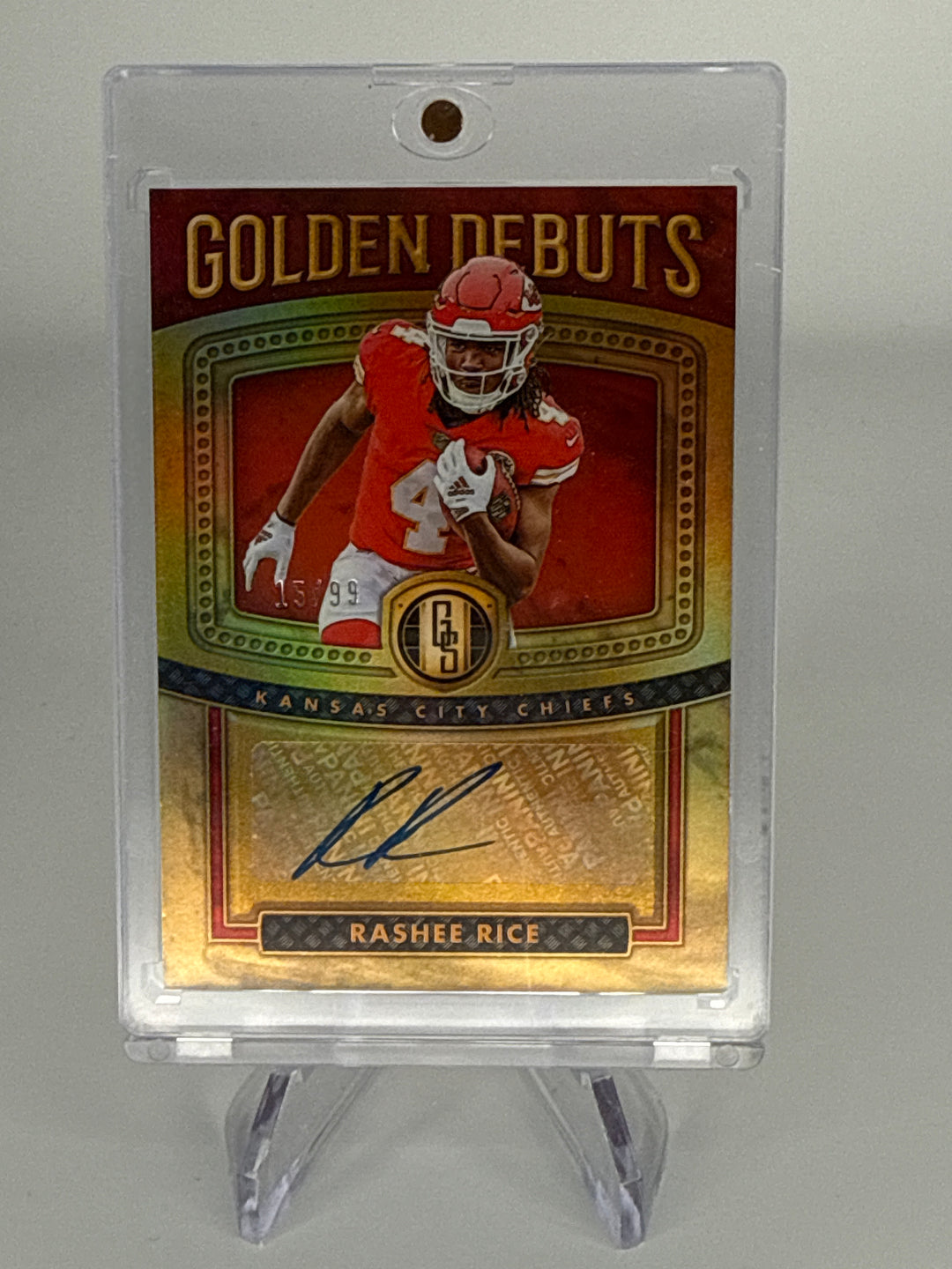 Rashee Rice 2023 Panini Gold Standard Golden Debuts Rookie Autograph, 15/99