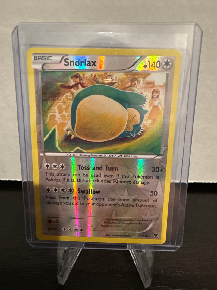 Pokemon TCG 2016 Snorlax Fates Collide Reverse Holo, 77/124