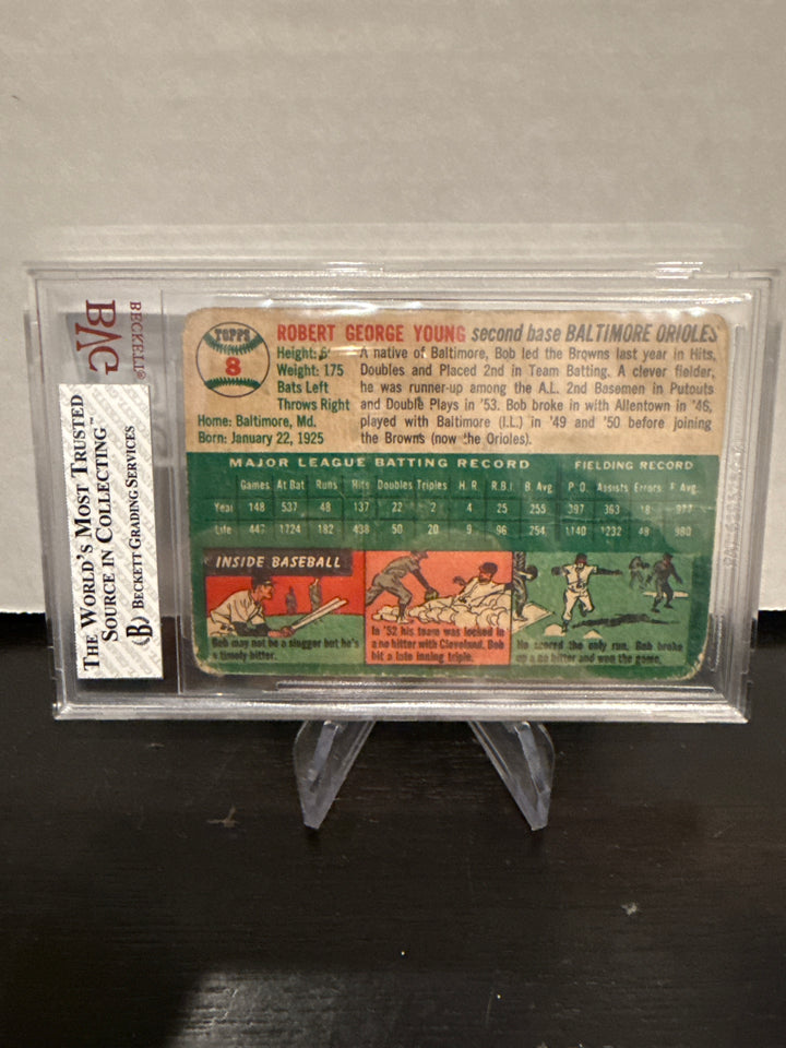 Bobby Young 1954 Topps, BVG 1.5