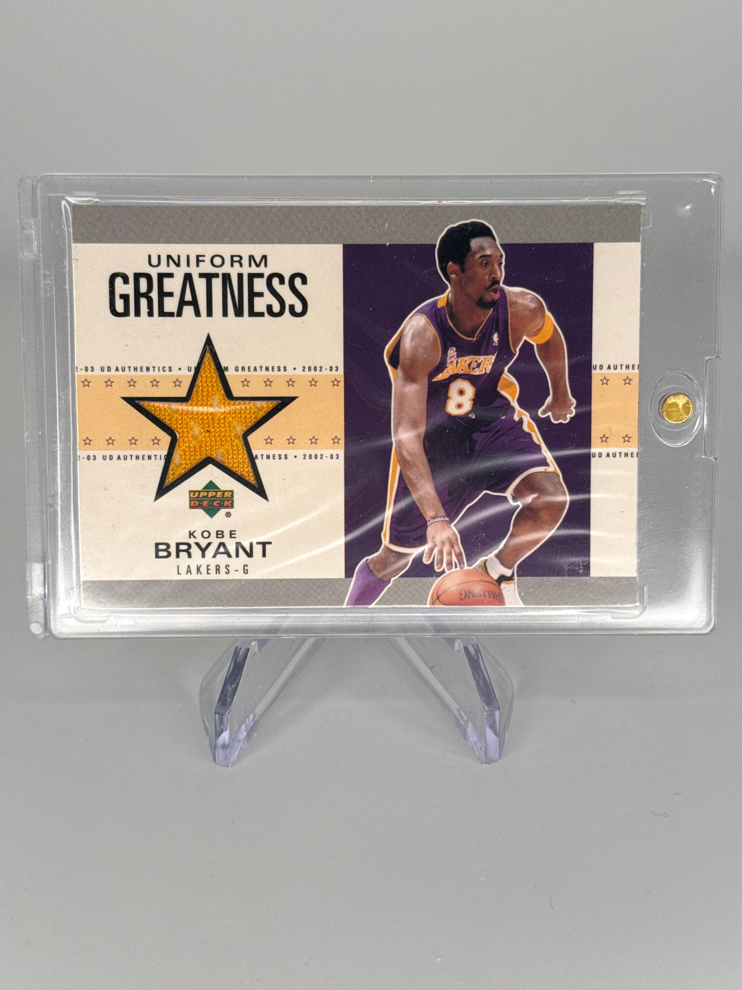 Kobe Bryant 2002 Upper Deck Uniform Greatness Game Worn Shorts