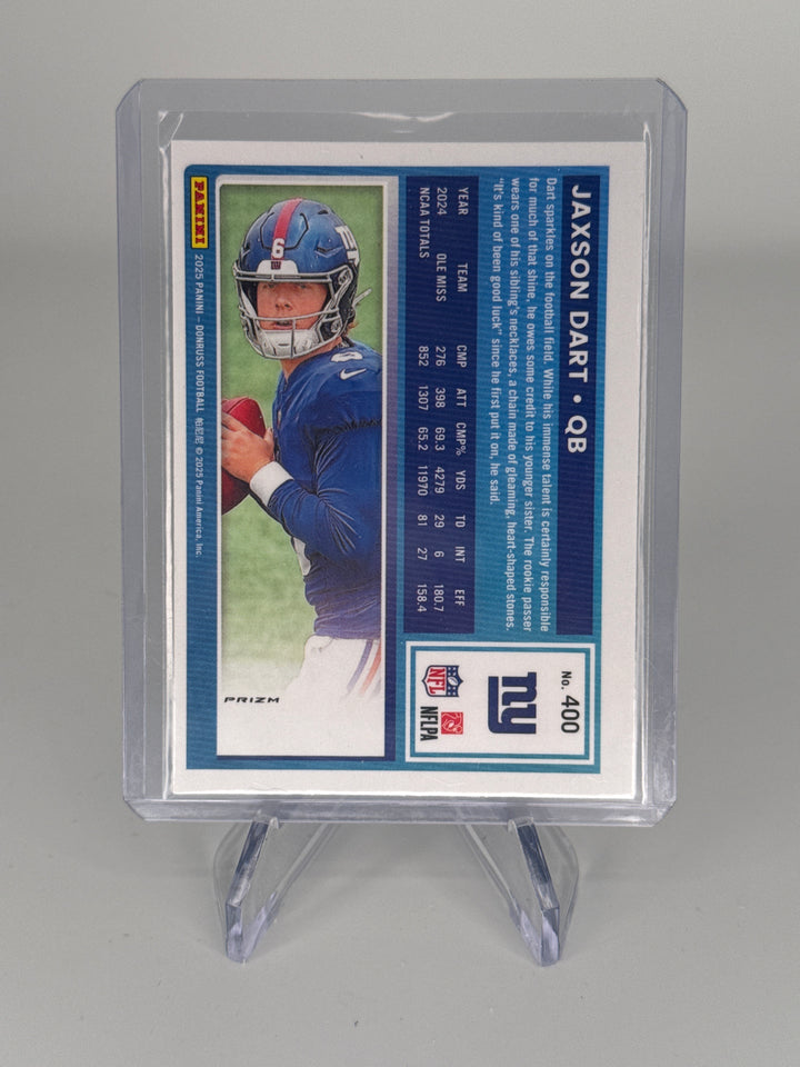 Jaxson Dart 2025 Panini Donruss Optic Preview Red Pandora Rookie