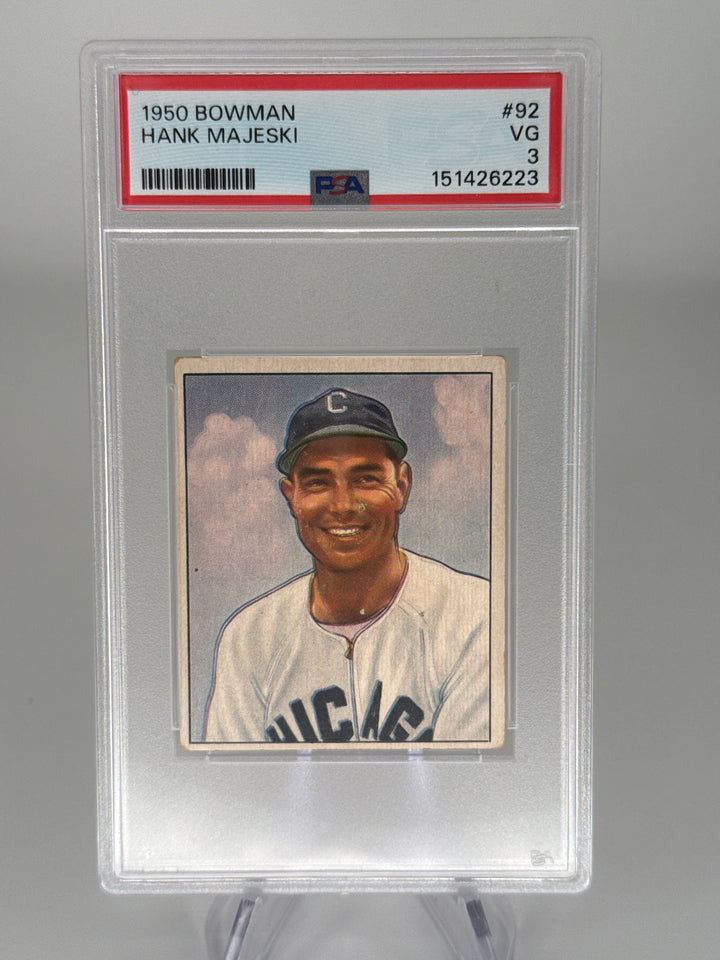 Hank Majeski 1950 Bowman, PSA 3