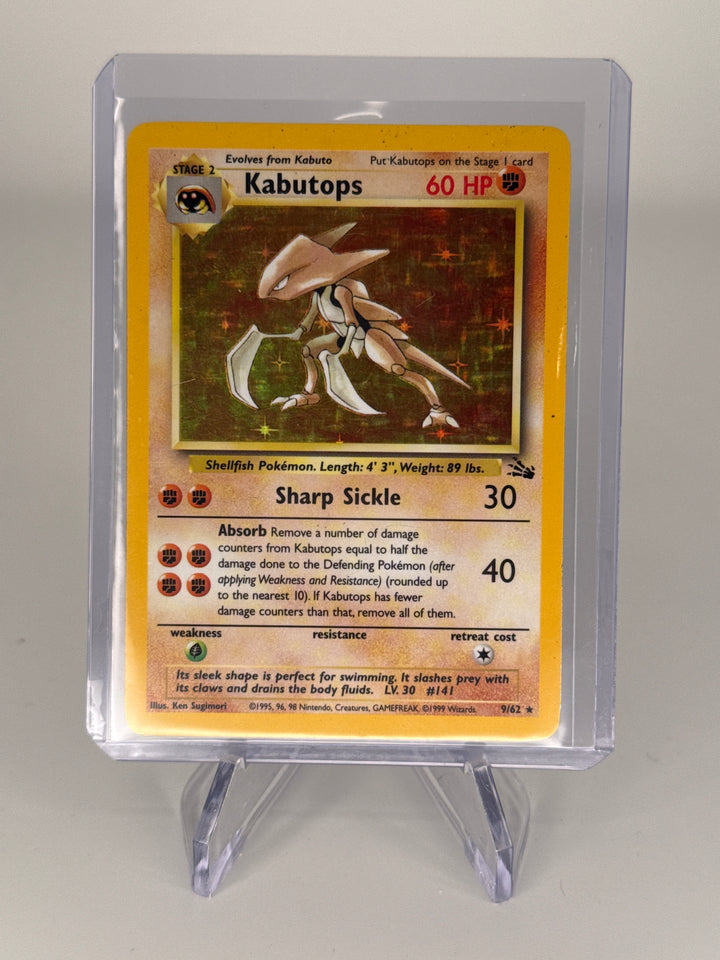 Pokemon TCG 1999 Kabutops Fossil Holo, 9/62