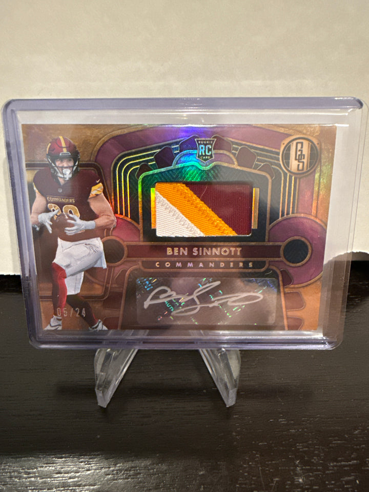 Ben Sinnott 2024 Panini Gold Standard Rookie Patch Auto, 05/24