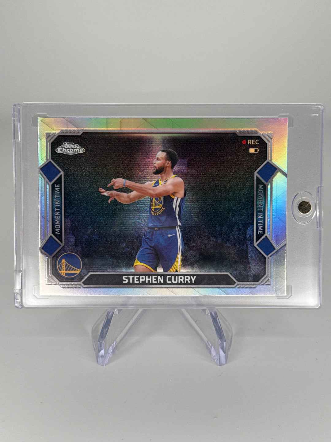 Stephen Curry 2026 Topps Chrome Update Moments In Time Refractor