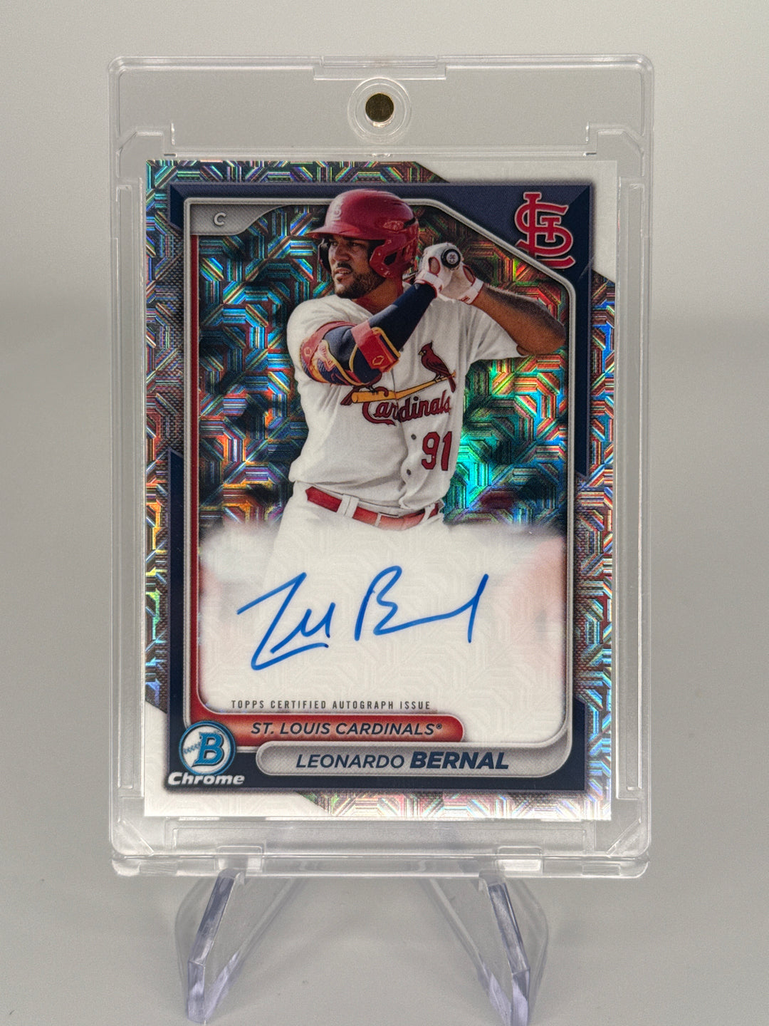 Leonardo Bernal 2025 Bowman Chrome Mega Box Auto
