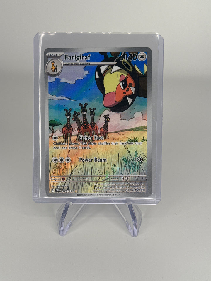 Pokemon TCG 2023 Farigiraf Paldea Evolved Illustration Rare, 228/193