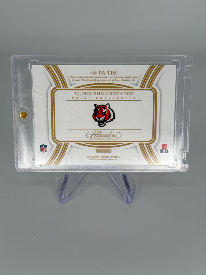 TJ Houshmandzadeh 2025 Panini Flawless Auto Relic, 06/25