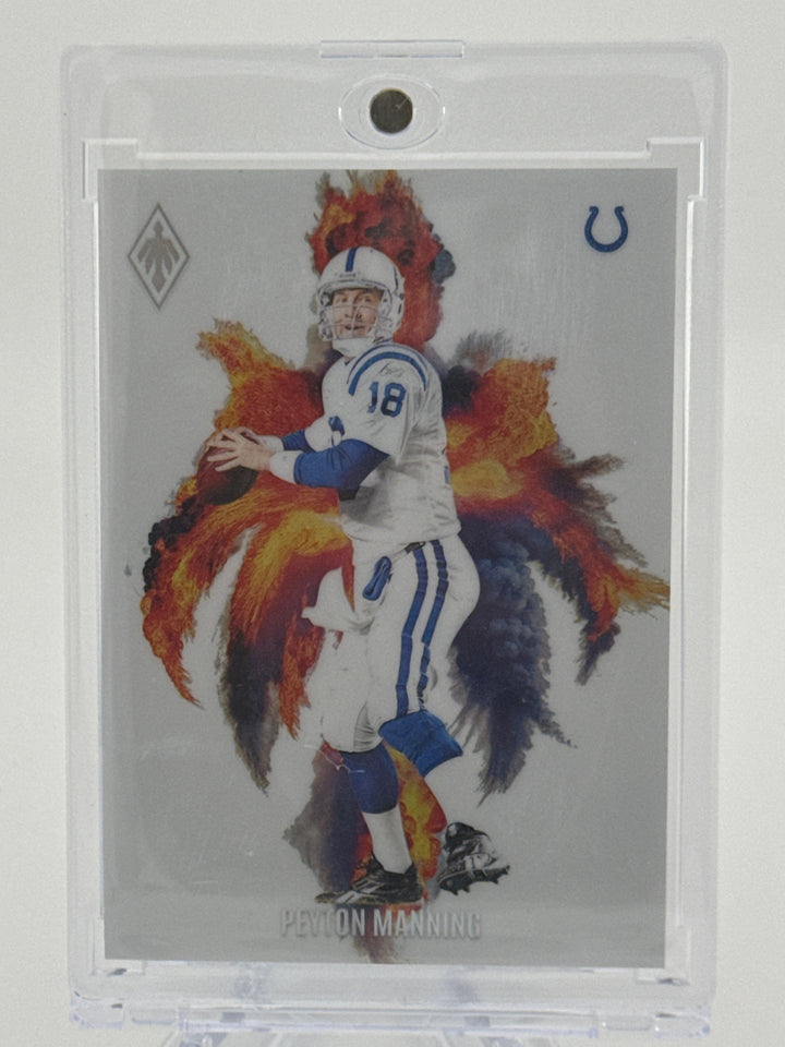 Peyton Manning 2024 Panini Phoenix SSP Color Blast Case Hit