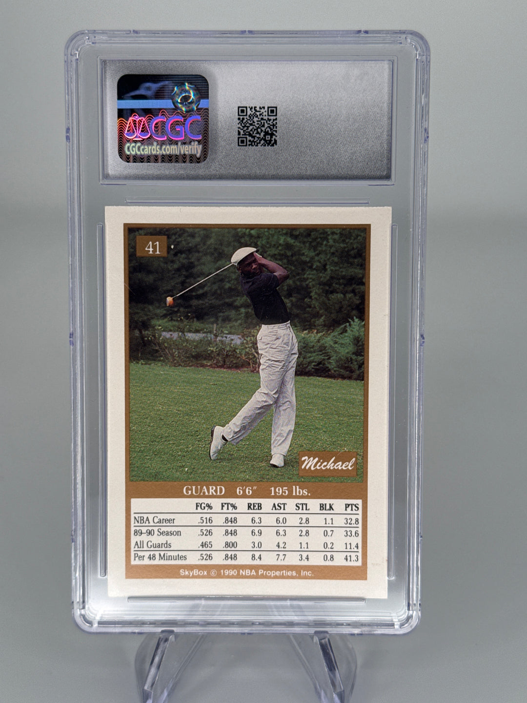 Michael Jordan 1990 Skybox, CGC 9 Mint