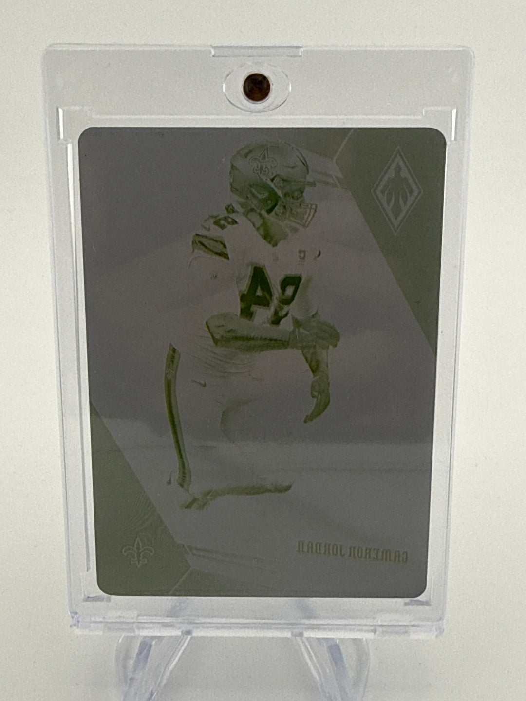Cameron Jordan 2019 Panini Phoenix 1 of 1 Printing Plate