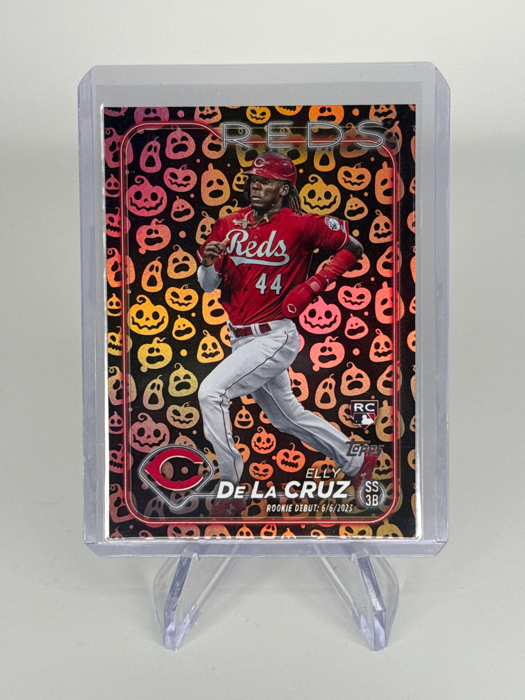 Elly De La Cruz 2024 Topps Update Jack O'Lantern Rookie