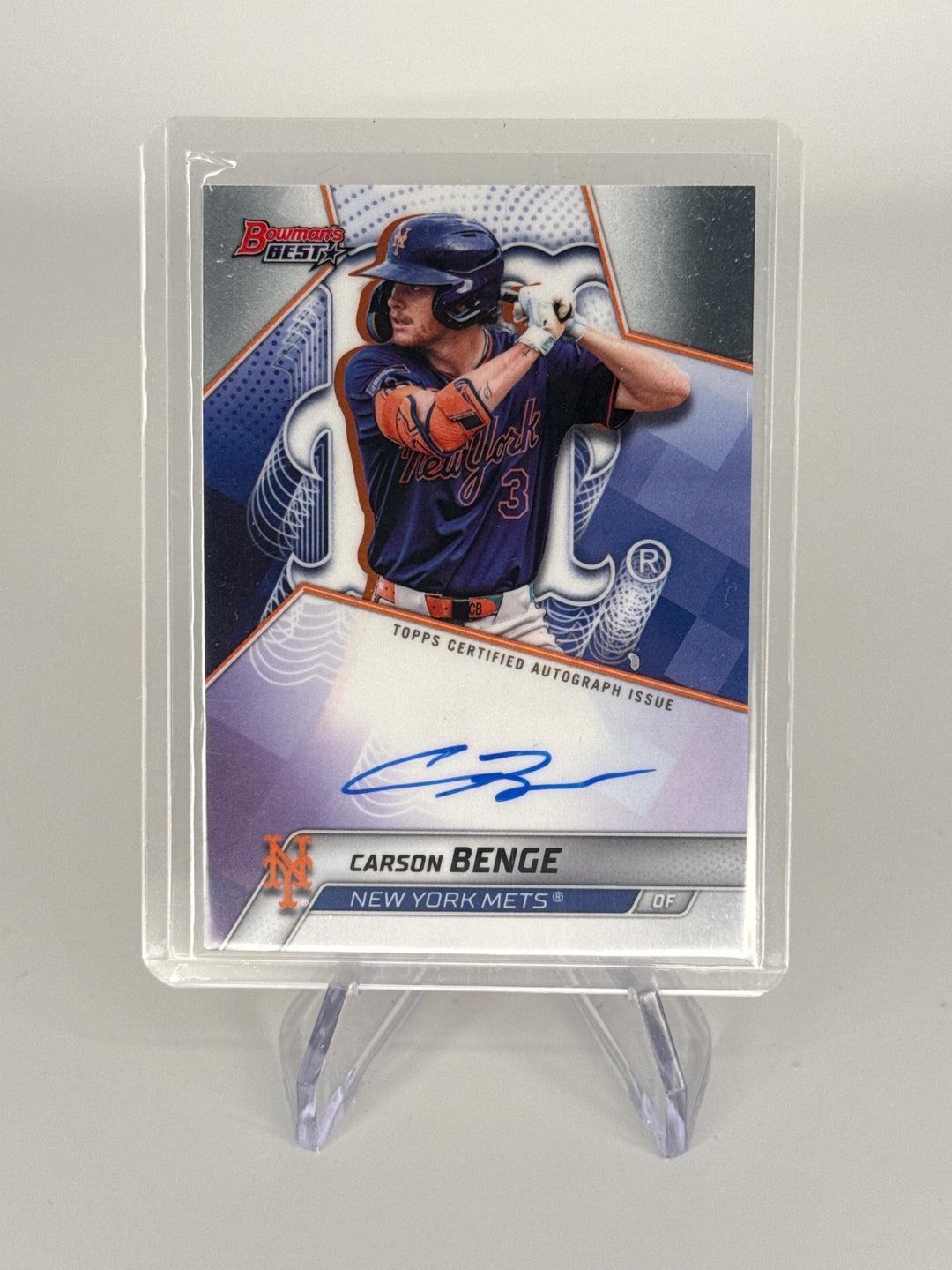Carson Benge 2025 Bowman's Best of 2025 Auto