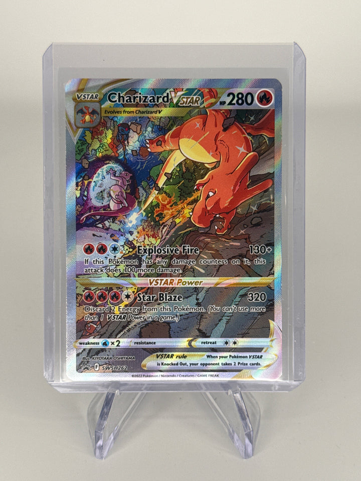 Pokemon TCG 2022 Charizard VStar Black Star Promo Ultra Rare Holo, SWSH262
