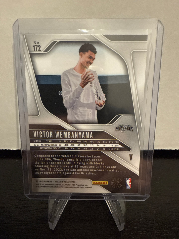 Victor Wembanyama 2024 Panini Prizm SSP Image Variation