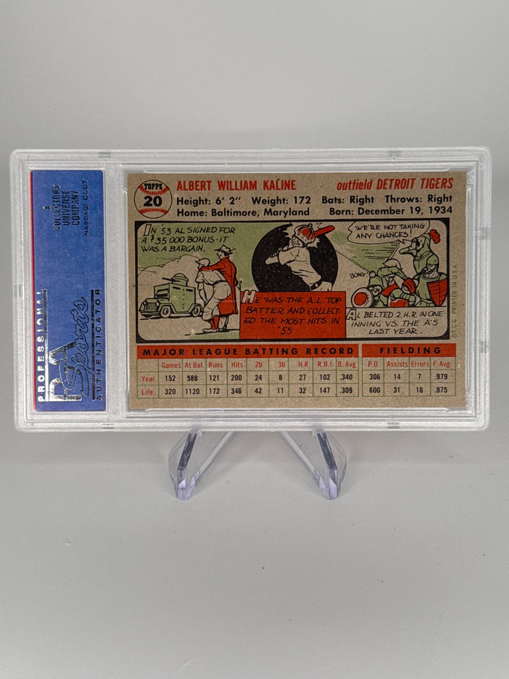 Al Kaline 1956 Topps, PSA 6