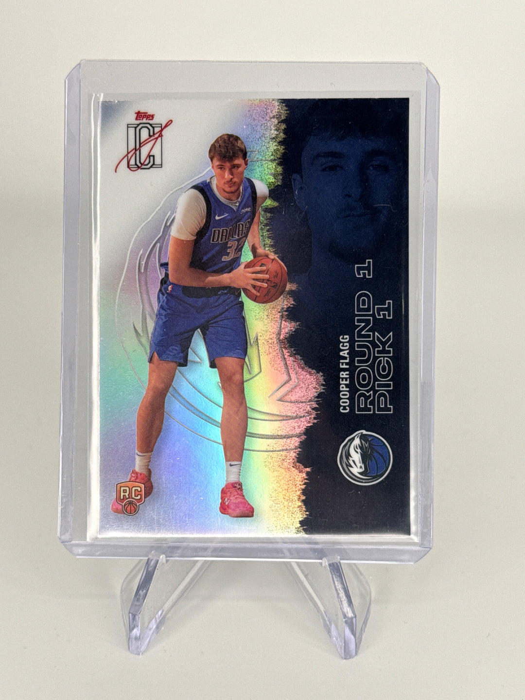 Cooper Flagg 2025 Topps Signature Class Chrome Rookie Refractor