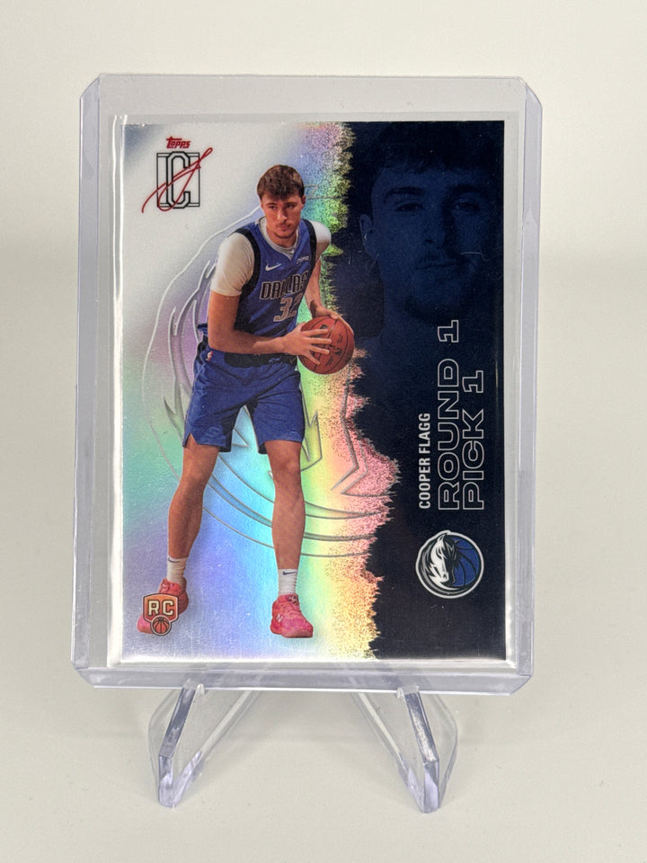 Cooper Flagg 2025 Topps Signature Class Chrome Rookie Refractor