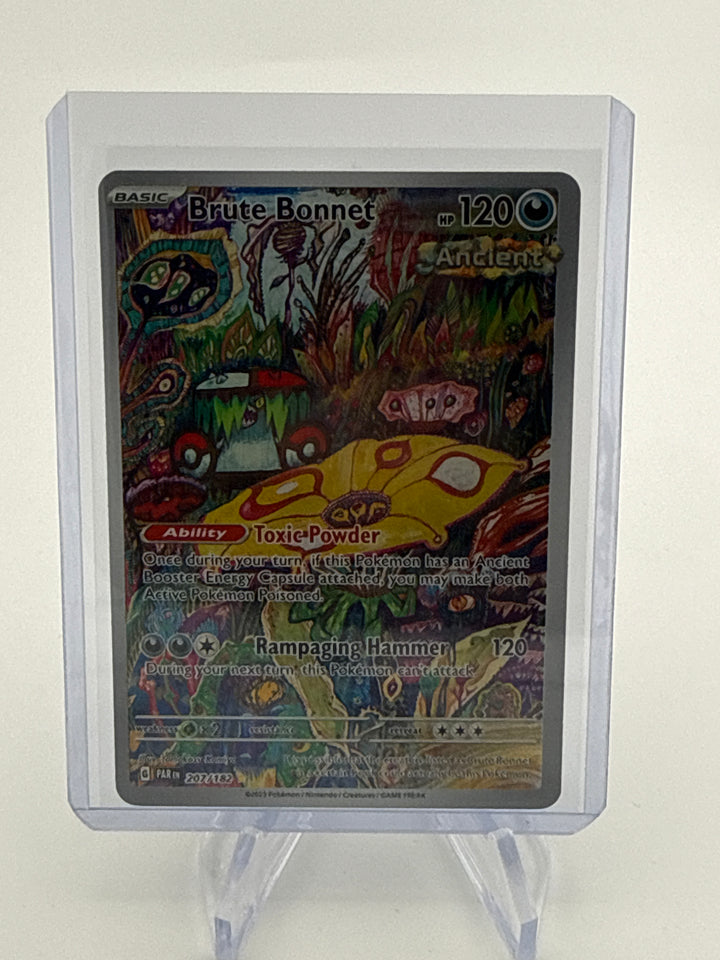 Pokemon TCG 2023 Brute Bonnet Paradox Rift Full Art Illustration Rare, 207/182