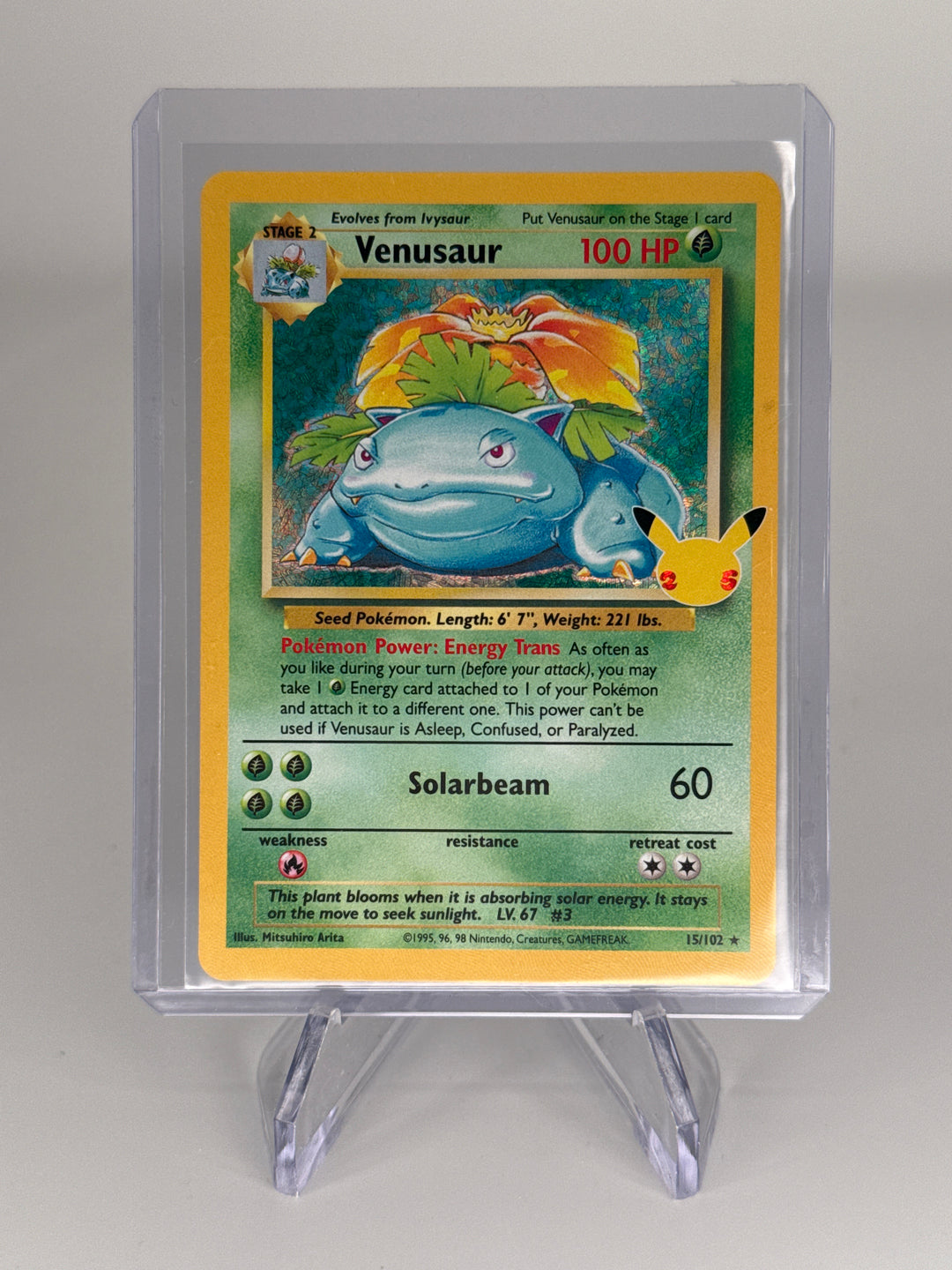 Pokemon TCG 2021 Venusaur Celebrations Classic Collection, 15/102