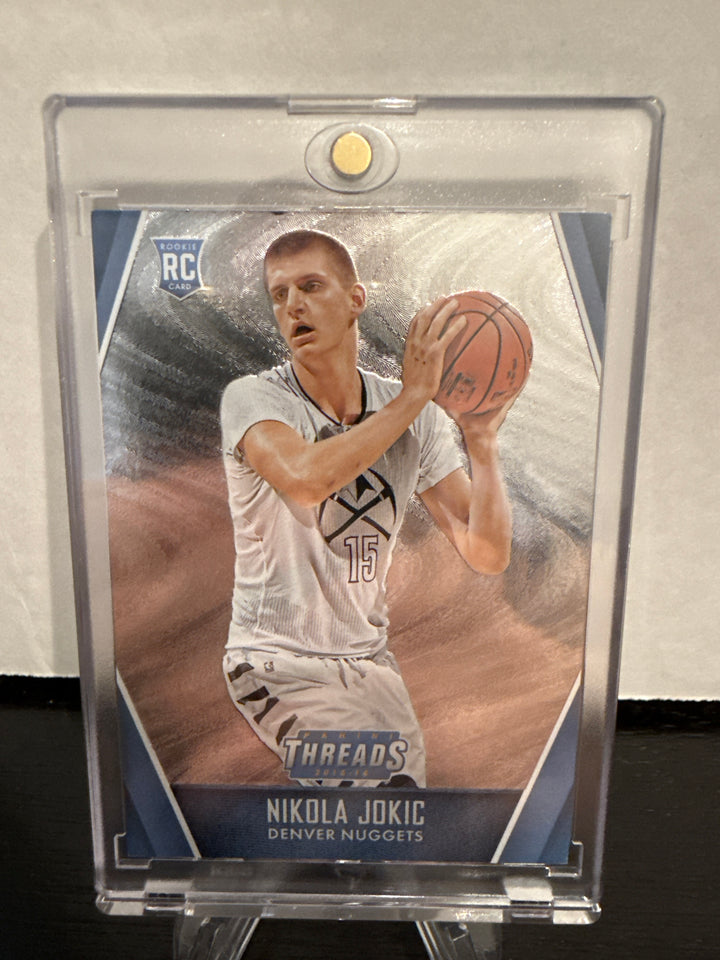Nikola Jokic 2015 Panini Threads Micro Etch Rookie
