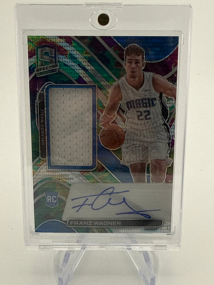 Franz Wagner 2021 Panini Spectra Rookie Patch Auto, 85/99