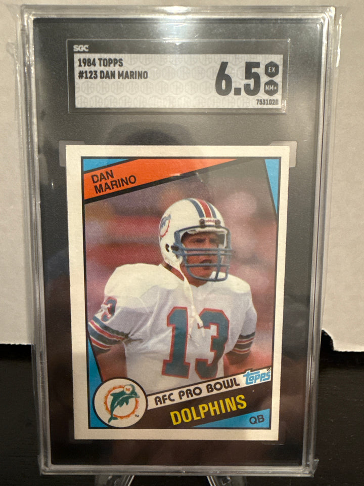 Dan Marino 1984 Topps Rookie Card, SGC 6.5