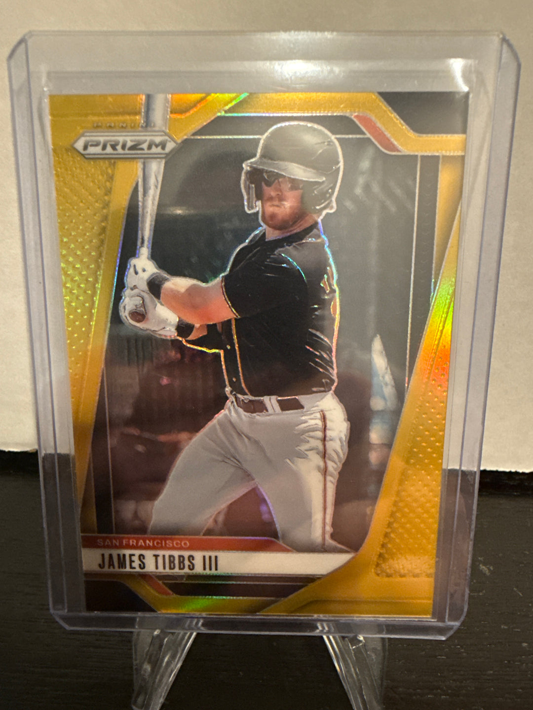 James Tibbs 2025 Panini Prizm Gold Refractor, 10/10