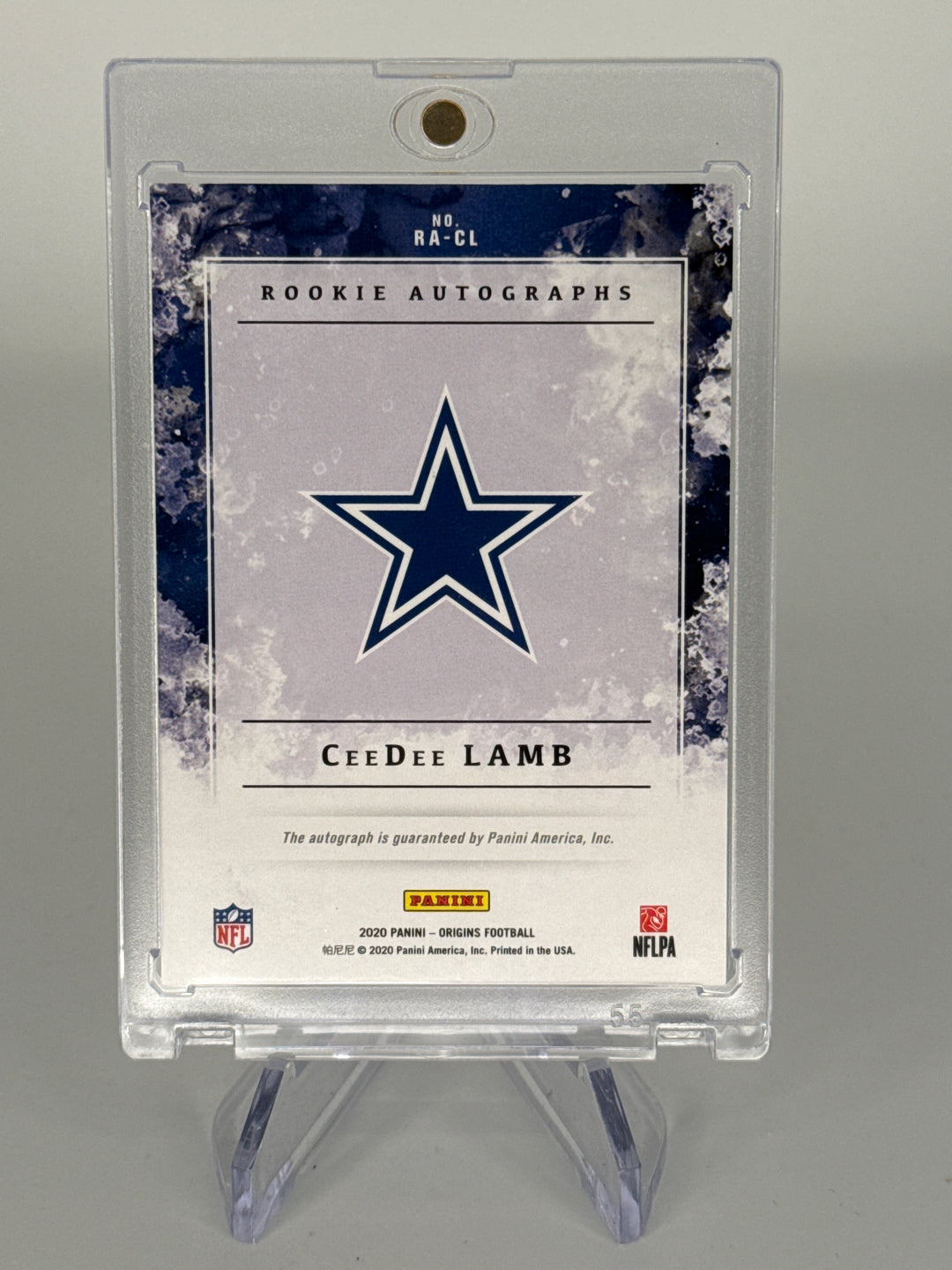 Ceedee Lamb 2020 Panini Origins Rookie Auto
