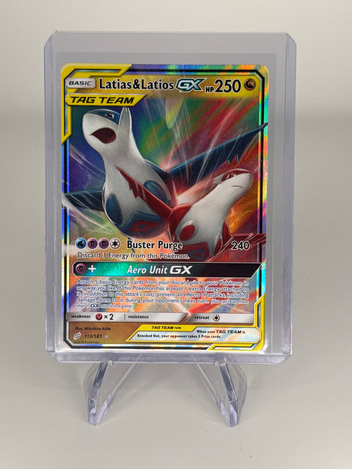 Pokemon TCG 2019 Latias & Latios GX Sun & Moon Tag Team, 113/181