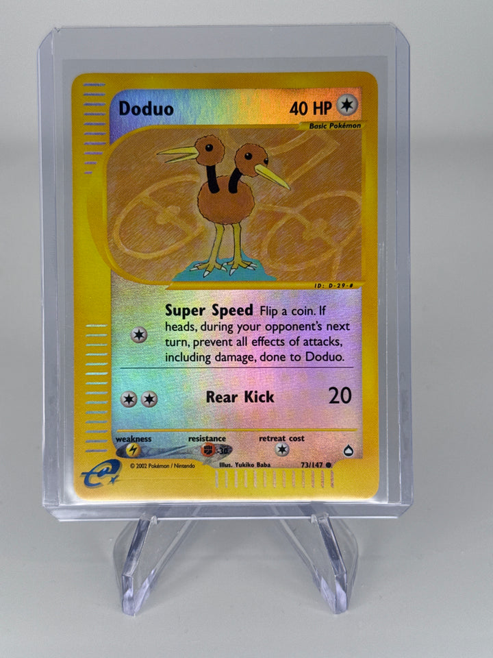 Pokemon TCG 2002 Doduo Aquapolis Reverse Holo, 73/147